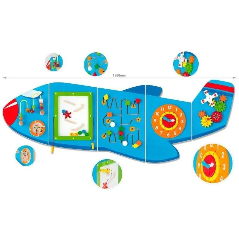 TickiT Aeroplane Activity Wall Panels