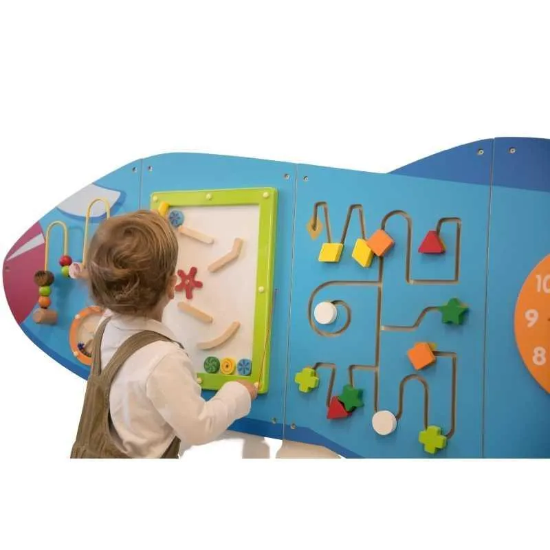 TickiT Aeroplane Activity Wall Panels