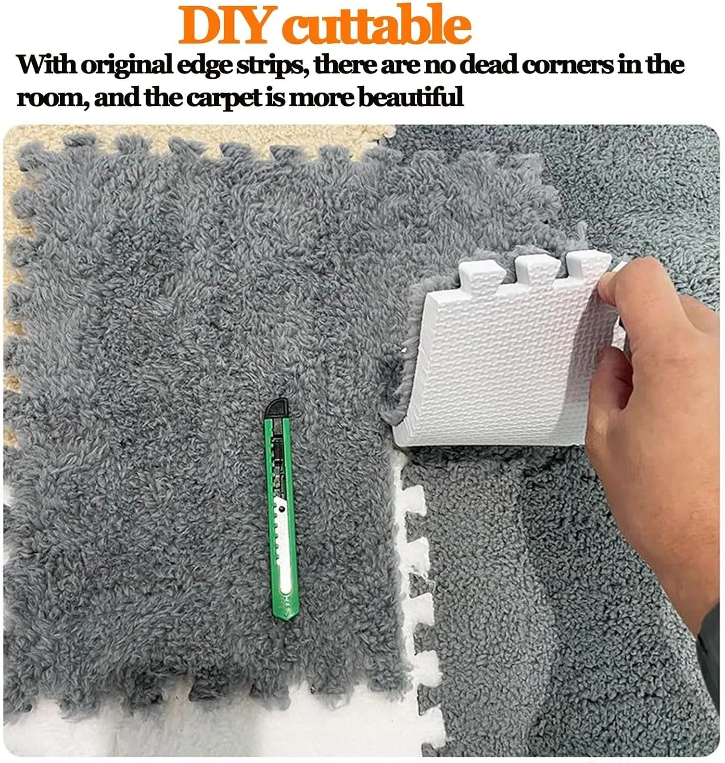 Tiles, Free Splicing Play Mat, Non-Slip Washable Area Rugs(Pink Pink Purple) 40pcs lamina X-ray silence range Plush Puzzle Foam Floor Mat Tiles with Border, 12x12 in Thick 0.4" Interlocking Carpet 