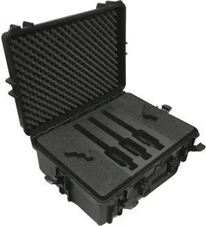 to 5 pistols and 9 magazines ?C For straightforward duty storm hazard vacant radar Sport shooter, Police, Hunting, Security personell etc ?C Lockable ?C Water- and dustproof Professional Pistol Carrying Case with space for up 