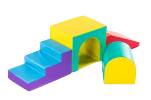 Toddler Climbing Toys - Soft Play Set for Kids (4 Pc Set) by New Bounce