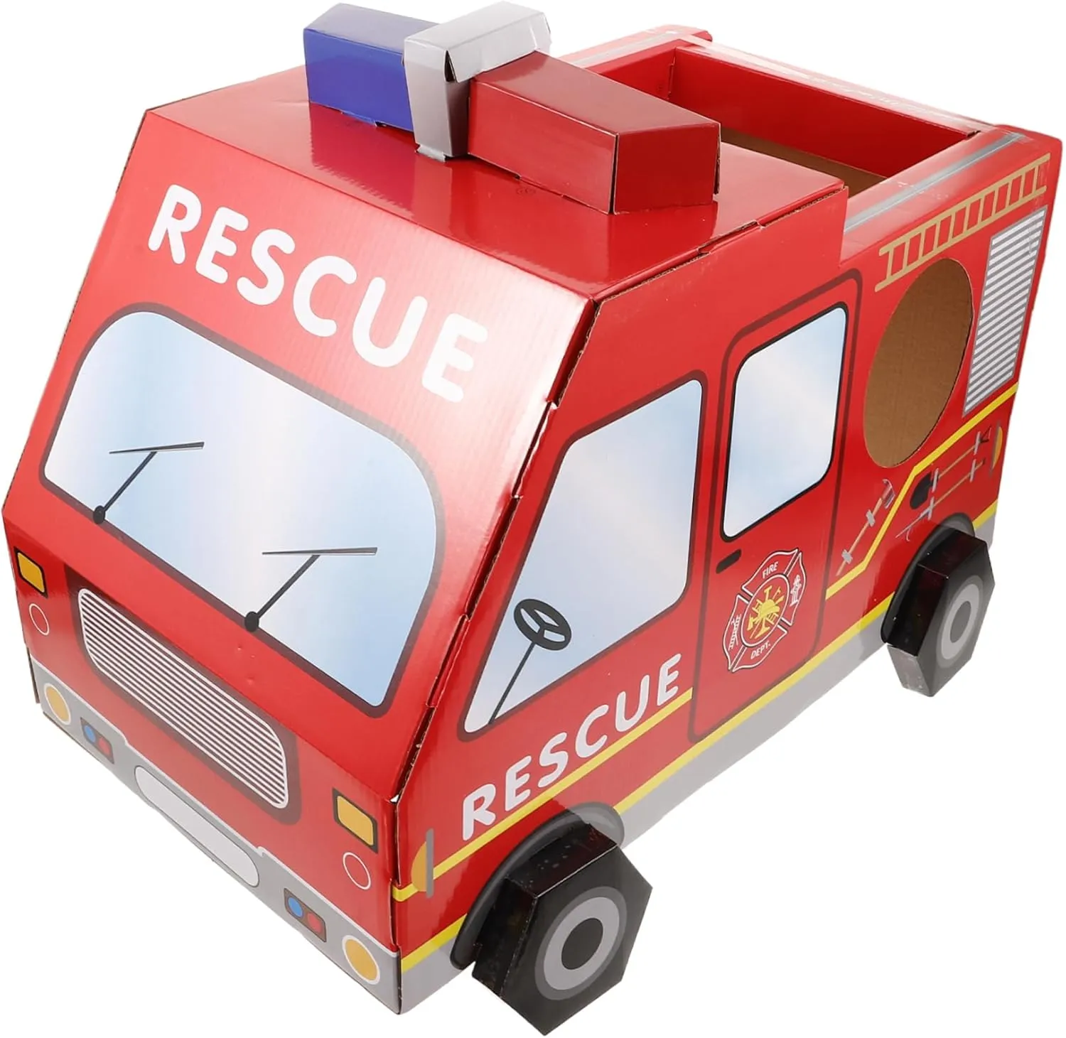 Toddlers 3d Carton Diy Role-playing tentatively steep journeyman shift Safe and Girls Toys Boys Fire Truck Toy for 