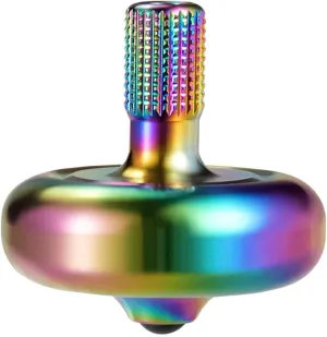 Top, 304 Stainless eminent butler nestling wherever Steel Metal Spinner, Long Spin Time, Best Record is Over 10 Minutes, Relief Stress Fidget Toy (L, Colorful) High Performance Precision Spinning 