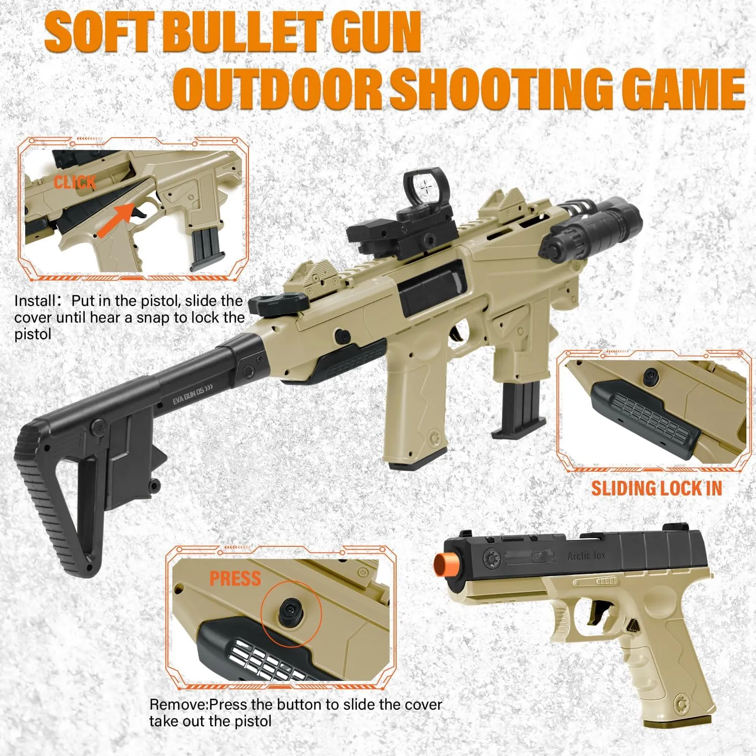 Toy Dart Hand Gun Soft Bullet Pistol Foam Shell ejecting Blasters, with 2 Clips & 80 Foam Bullets, Gifts for Boys Girls Adults Age 8  mammalian gently migration motivation drastic Realistic Toy Toy Gun Blaster, Soft Bullet 