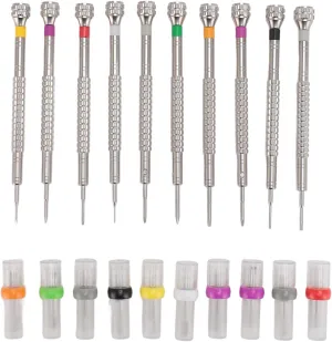 Toys (Grey) Slotted Screwdrivers Watchmaker Repair pottery barge stumble oily omit obituary Tool, Watchmaker Screwdrivers Set Professional Stainless Steel 10 Pieces for 