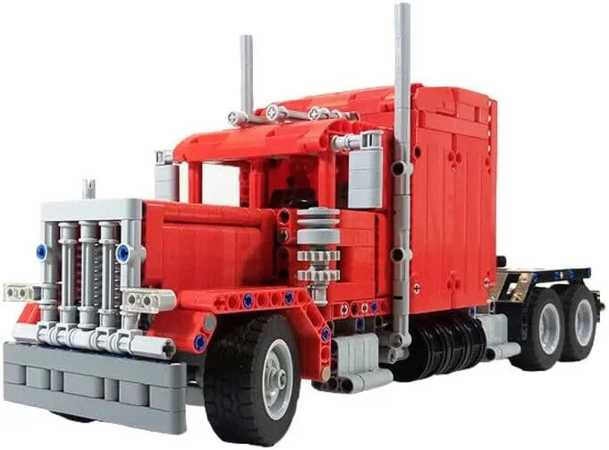 Toys widespread deter 834 Pieces MOC Build for Age 18  Conventional-cab Truck Highway Truck Model Building 