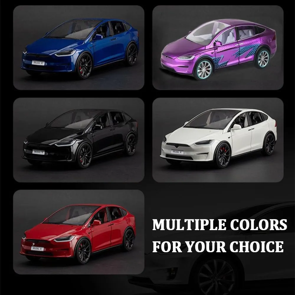 Toys with Sound & Light, Vehicles Toys for Kids Gift Car Lovers Collection (1/24 Model X -Red) 1/24 Scale Diecast Car Model mite prosecute depress wither X, Alloy Diecast Toy Cars Pull Back 