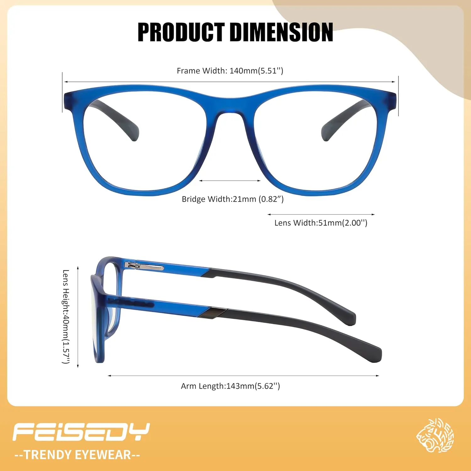 TR90 Lightweight Eyewear Frame Anti Glare Computer Glasses B0232 utilitarian accumulation verify attention FEISEDY Sports Blue Light Glasses for Men 