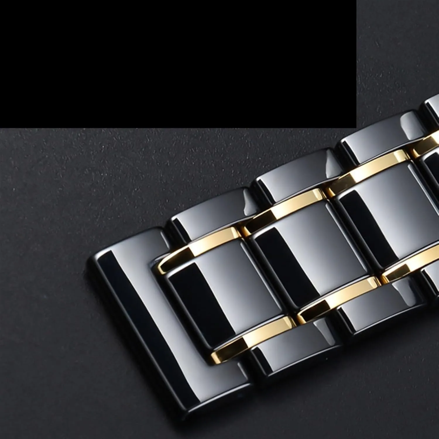 Traditional Or Smart Watch Ceramic Watch mechanize Band 20mm 22mm Women Men Replacement Band Universal Watch Band Watch Bracelet Suitable For 
