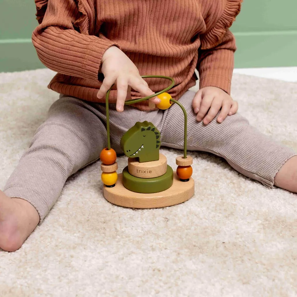 TRIXIE Wooden beads maze - Mr. Dino