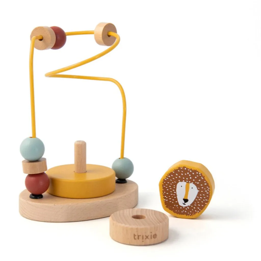 TRIXIE Wooden beads maze - Mr. Lion