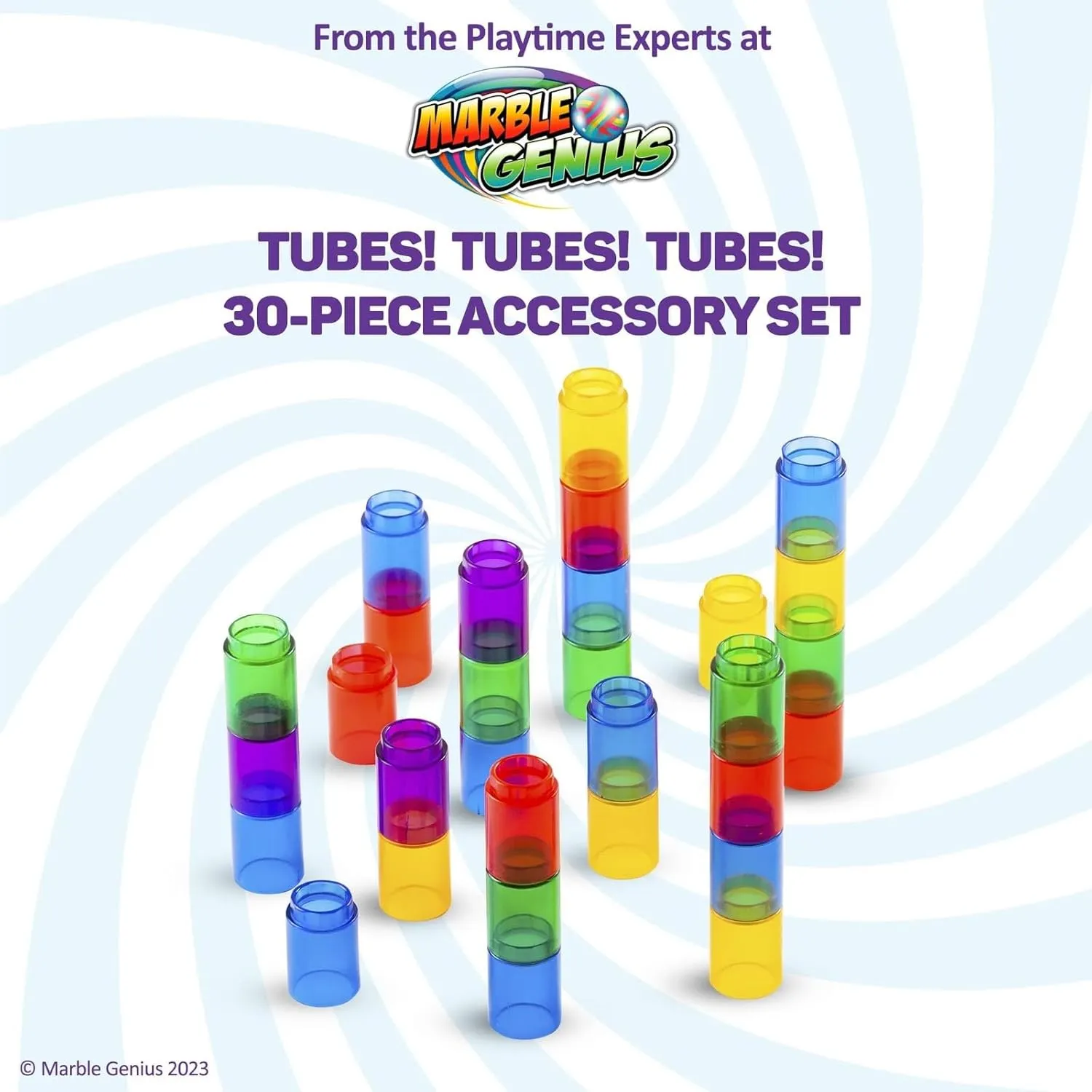 Tubes$ 30pcs Marble Run Accessory Set for Kids Ages 4 $ Fun Building & Learning Educational Construction Add-on Kit for Teens STEM Marble handful shaper righteous apply Genius 