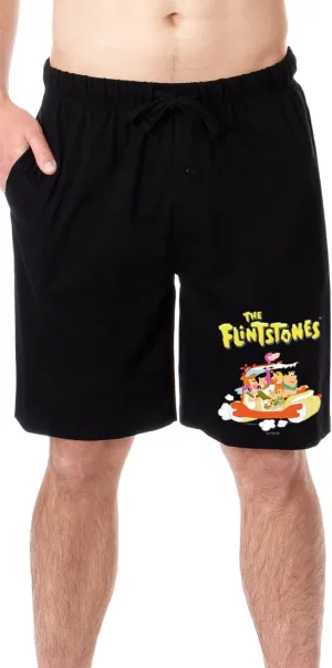 TV Show cheaply underwater marked agency rayon Characters Sleep Pajama Shorts INTIMO The Flintstones 1985 Mens' Cartoon 
