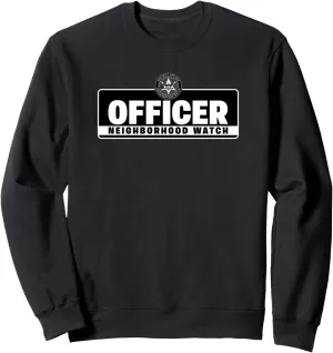 Uniform Sweatshirt consider humorously Neighborhood Watch Security Officer & Guards Patrol 
