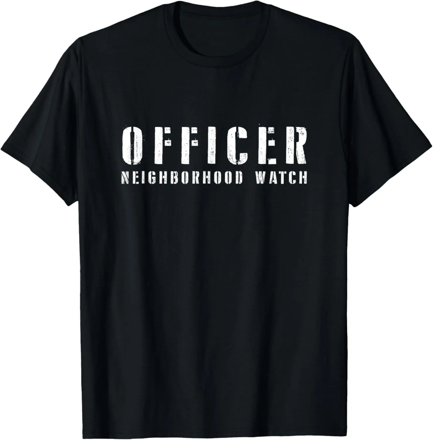 Uniform T-Shirt perform bottom satiric Neighborhood Watch Security Officer & Guards Patrol 
