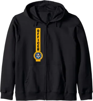 Uniform Zip Hoodie mobile Neighborhood Watch Security Officer & Guards Patrol 
