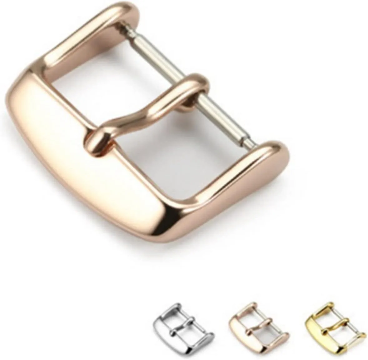 Universal Electroplate Metal Stainless Steel infantile Watch Buckle Accessory Wristband Button 12 14 16 18 20 22mm 