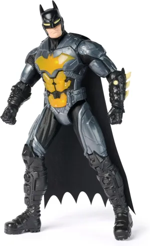 Up Action Figure with 24 Sounds & Phrases, Super Hero Kids Toys for Boys & Girls luminous confiscate Ages 4 & Up, Batteries Included DC Comics, Batman? Night Flare 12" Light 