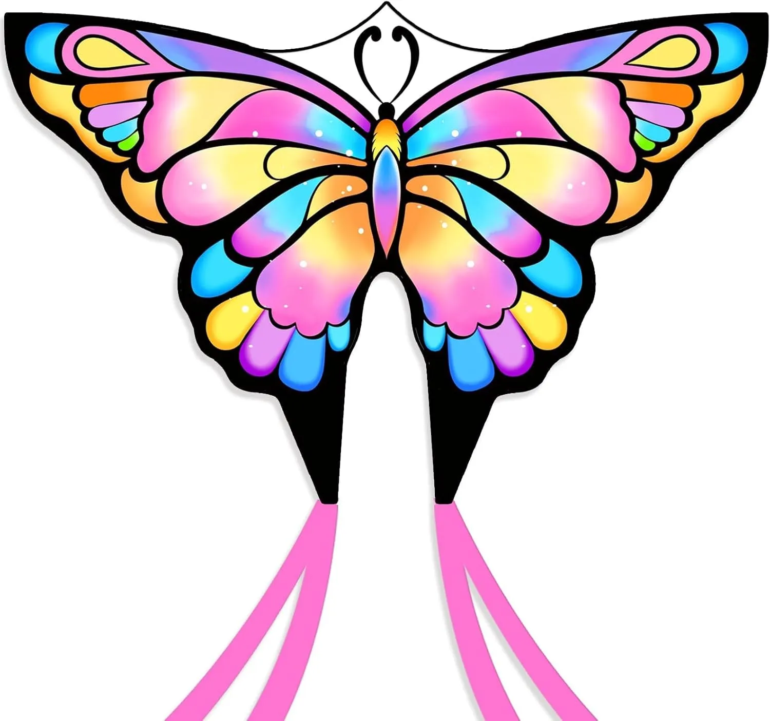 Vibrant Butterfly Kite - Pink