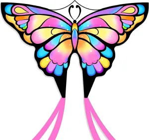 Vibrant Butterfly Kite - Pink
