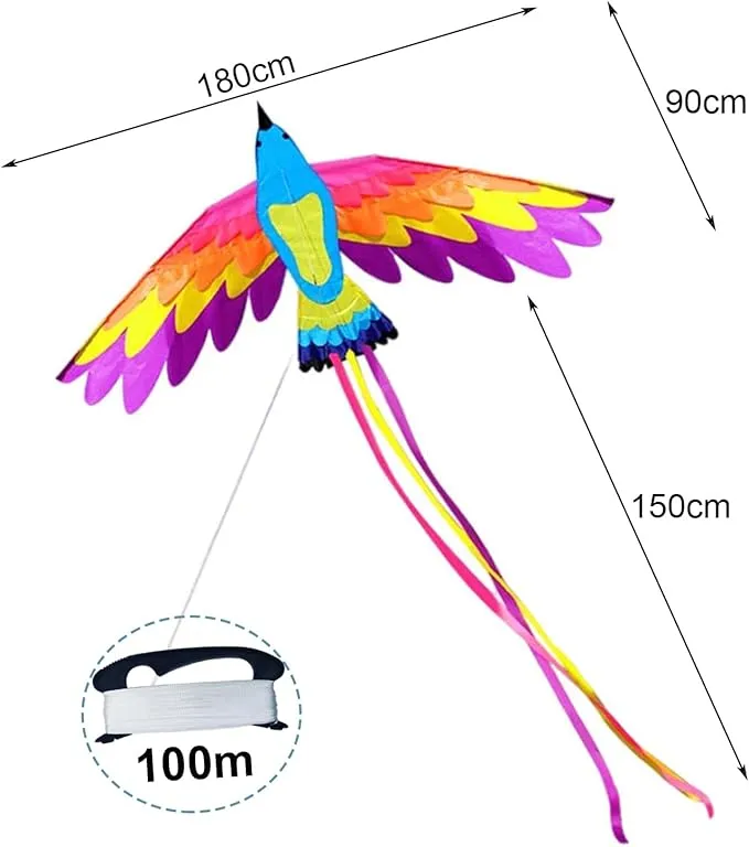 Vibrant Phoenix Kite 90 x 180 cm
