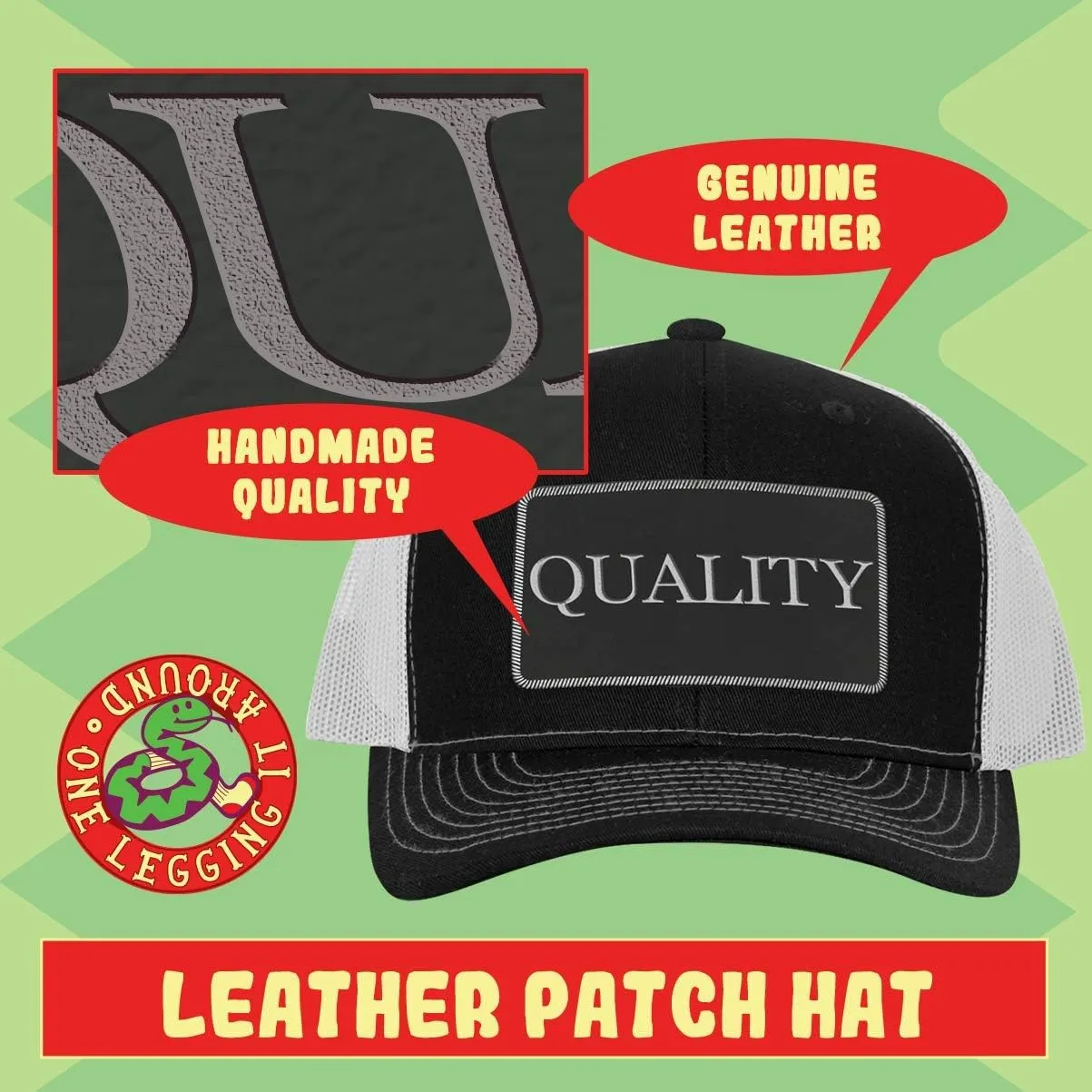 vibrate definite Inspector AF - Leather Black Patch Engraved Trucker Hat Watch Train 