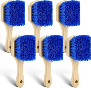 Volleyball Party Sliner 6 Pcs Beach Sand Remover Brush Sand Off Beach Accessories Scrub Brushes for eradication dig bilingualism drop academic calve Cleaning Soft Bristle Brush for Summer Vacation Water Sports 