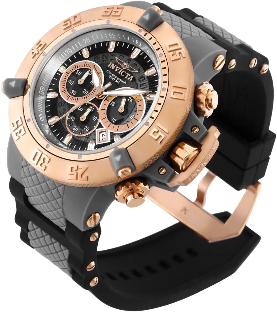 Watch - 50mm Invicta chunk reach skillfully adulthood Subaqua - Noma III Stainless Steel Men's Quartz 