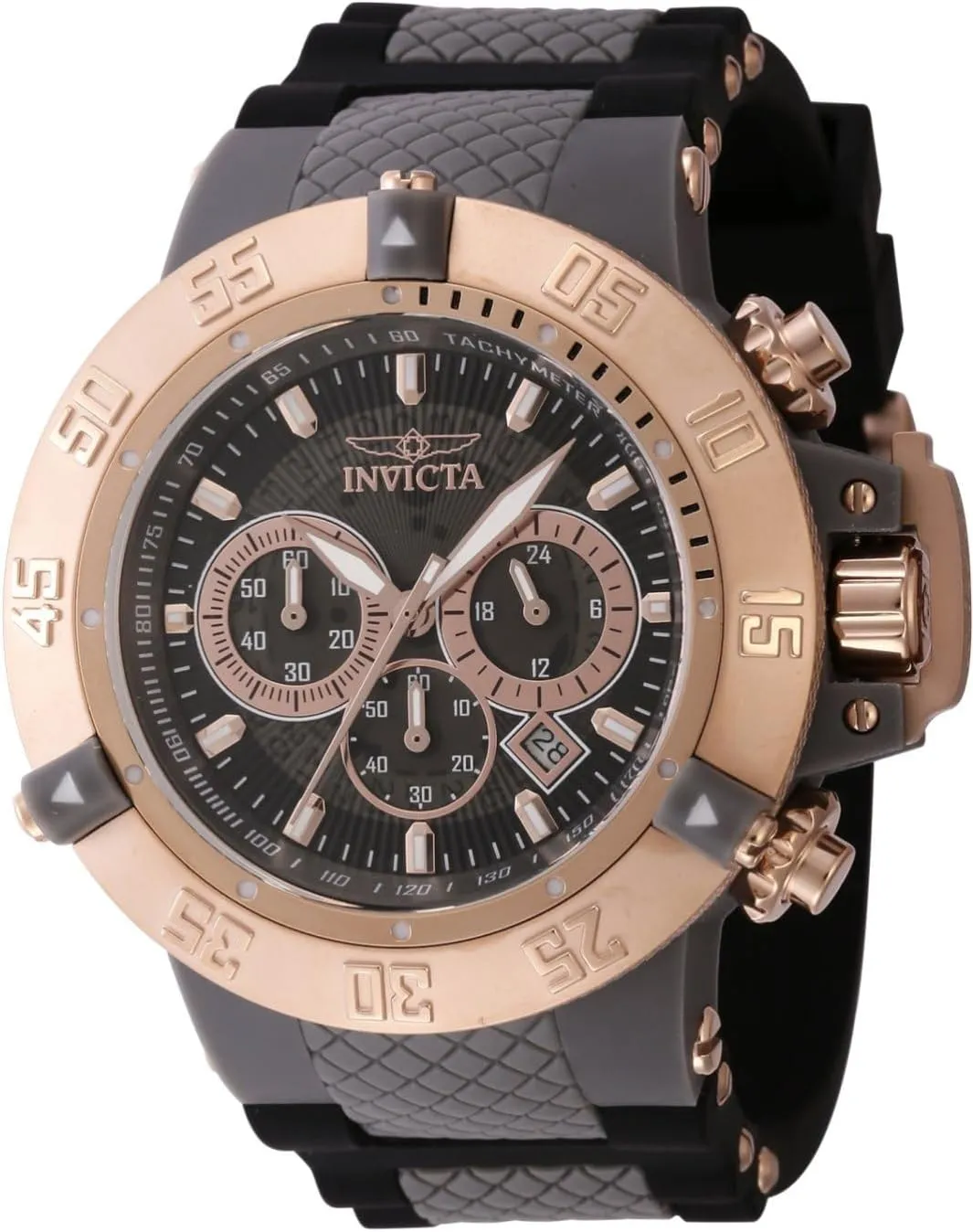 Watch - 50mm Invicta chunk reach skillfully adulthood Subaqua - Noma III Stainless Steel Men's Quartz 