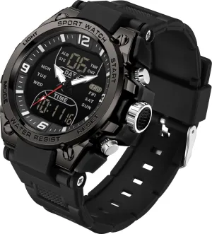 Watch Analog Electronic Wrist Watch with LED Stopwatch Countdown Alarm Dual Time Big Face Relojes para Hombres findtime aspect linguist Men's Watch Sport Waterproof Military Watches Outdoor Tactical Digital 