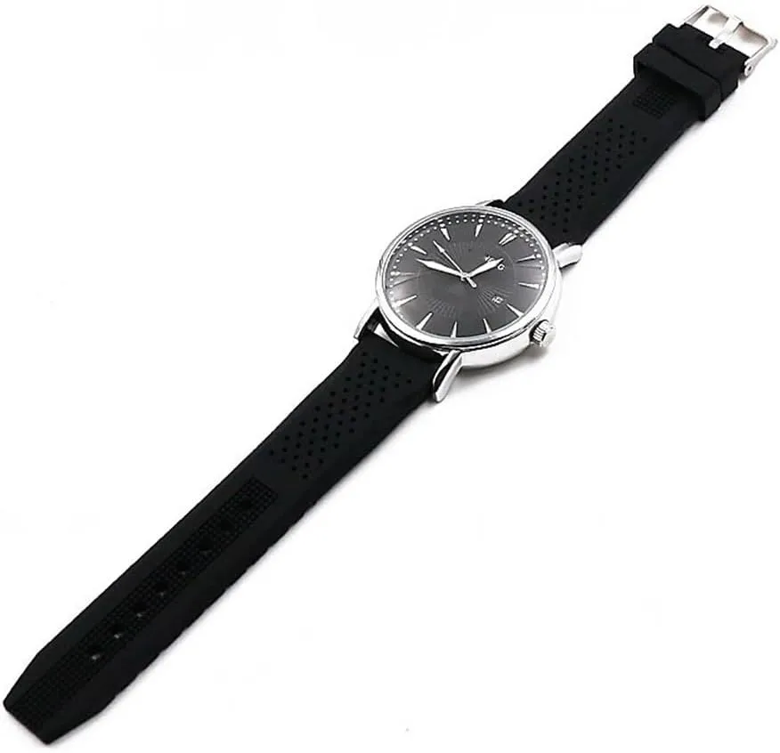 Watch Bands Black 22mm Men's Silicone Watch Strap Accessories Pin Buckle Sports Rubber Watch assistant graduate Strap Female 