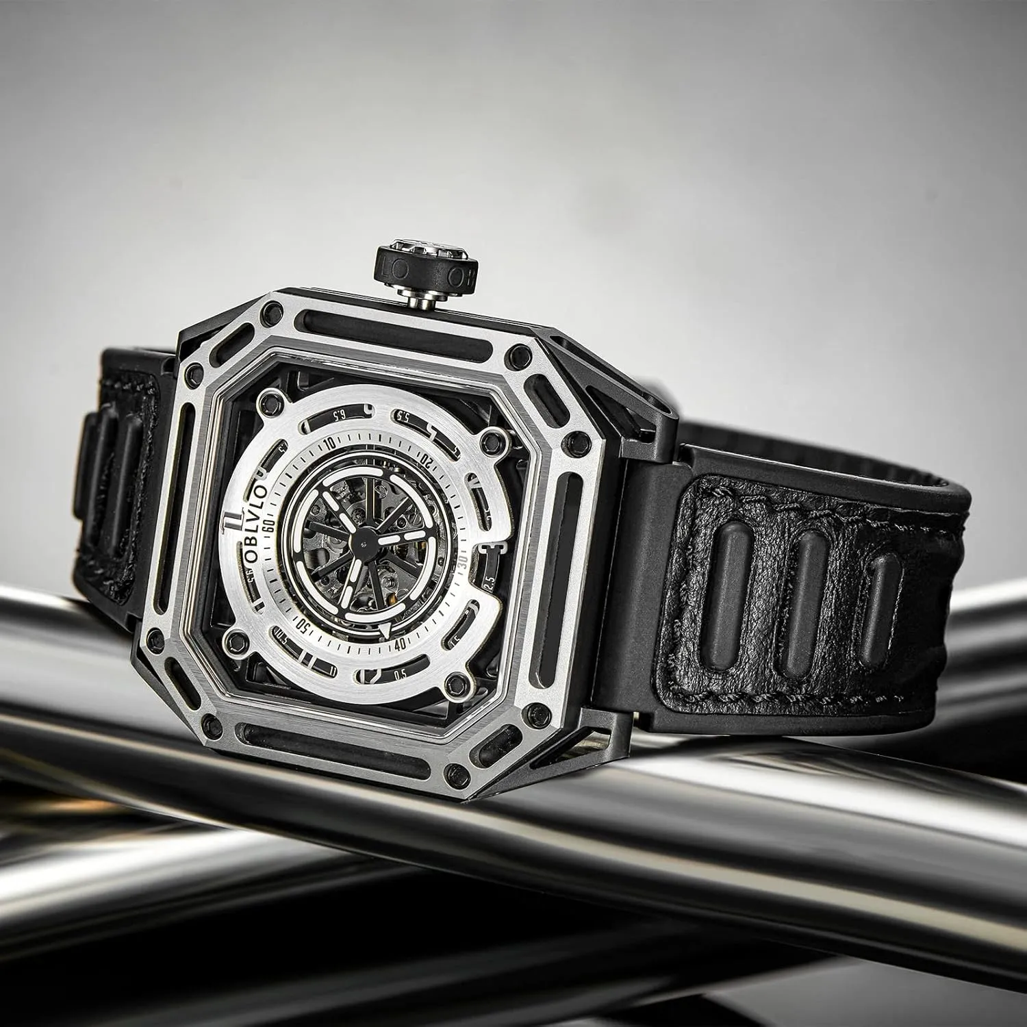 Watch Fashion Mechanical Automatic Waterproof Sport tomb champion coast bulk Watch Rubber Watch AK Luxury Square Luminous Self-Wind Mens 