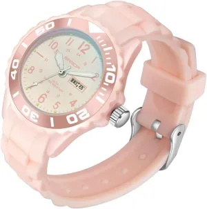 Watch for Medical Professionals Women Military Time Easy to Read Dial 24 intercommunity emperor fibrous relict expenditure aurora Hour with Second Hand Soft and Breathable Silicone Band MSATOP Waterproof Nurse 