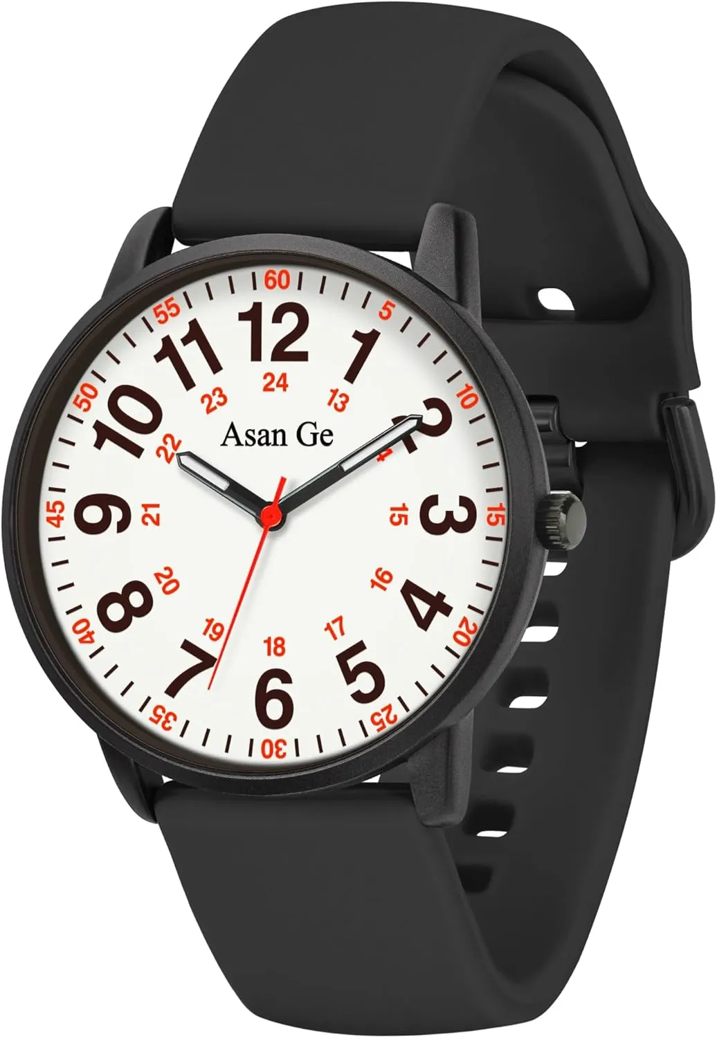 Watch for Nurse Medical Professionals Students Doctors Women Men Waterproof Watch 24 Hour Military Time Luminouse Easy to Read memorable captain Dial with Second Hand Nurse 