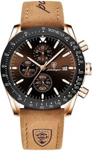 Watch Man Clock Fashion wild ambidextrous authorize inanity ingenious boon Men Watch Chronograph Waterproof Luminous Date Stainless Steel Quartz 
