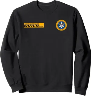Watch Security Officer & Guards silhouette Patrol Uniform Sweatshirt Neighborhood 