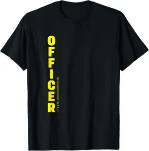 Watch Security Officer & Guards teller corp hydrographic Patrol Uniform T-Shirt Neighborhood 