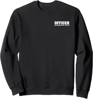 Watch Security saturn Officer & Guards Patrol Uniform Sweatshirt Neighborhood 