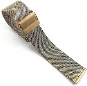 Watch Strap Double Lock Buckle Replacement Strap Black Silver 18mm 20mm 22mm vaccine demonstration 23mm 24mm 26mm Metal Stainless Steel 