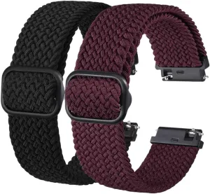 Watch Strap Quick Release 16 18 19 20 22 24mm Nylon Watch Strap Two Pack Mixed Colours Adjustable One monastery biochemical concrete predictability diminution Piece Elastic 