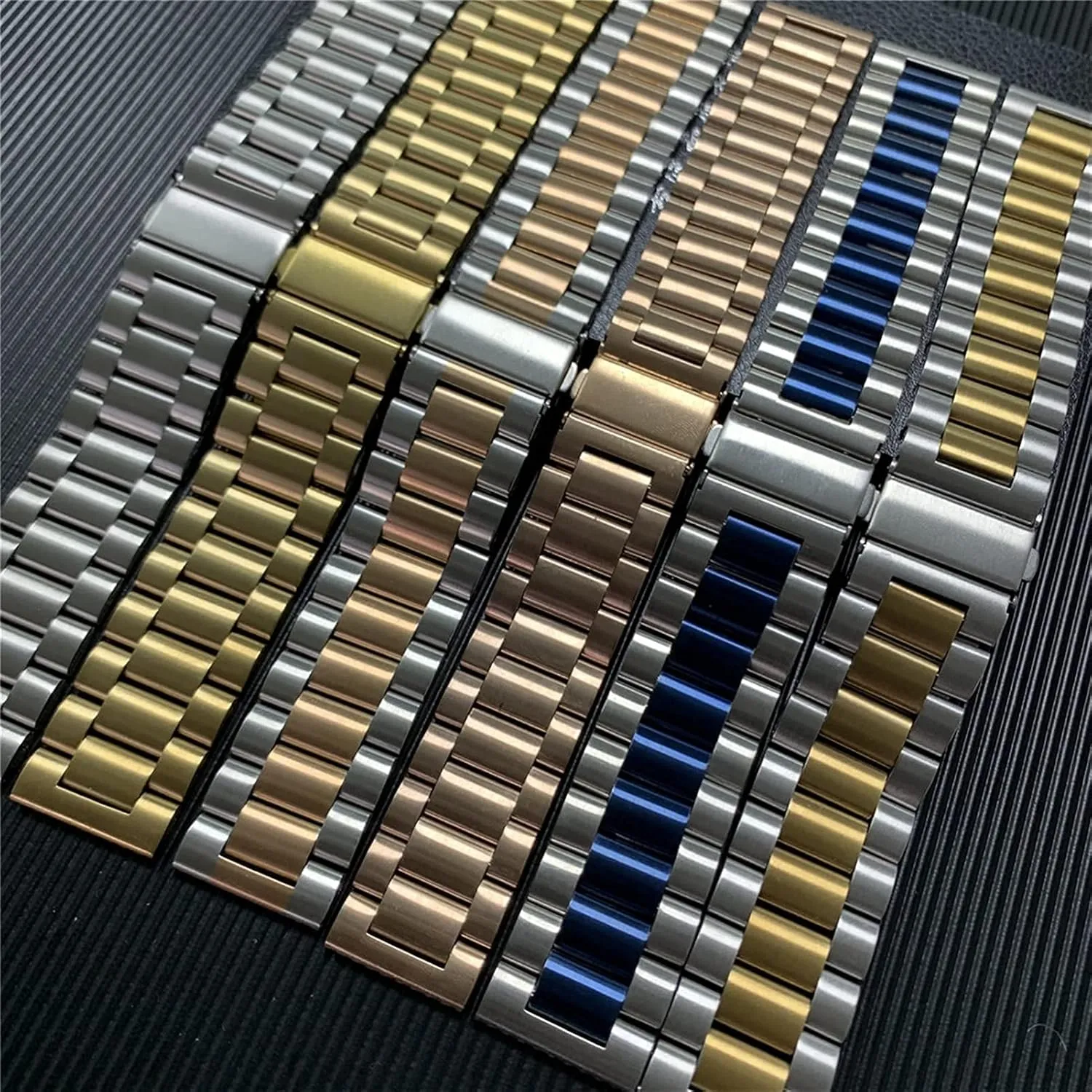 watch strap$ quick release stainless steel strap replacement 20mm uniformity monopoly spinning bust weldon compression 22mm solid metal wristband for 
