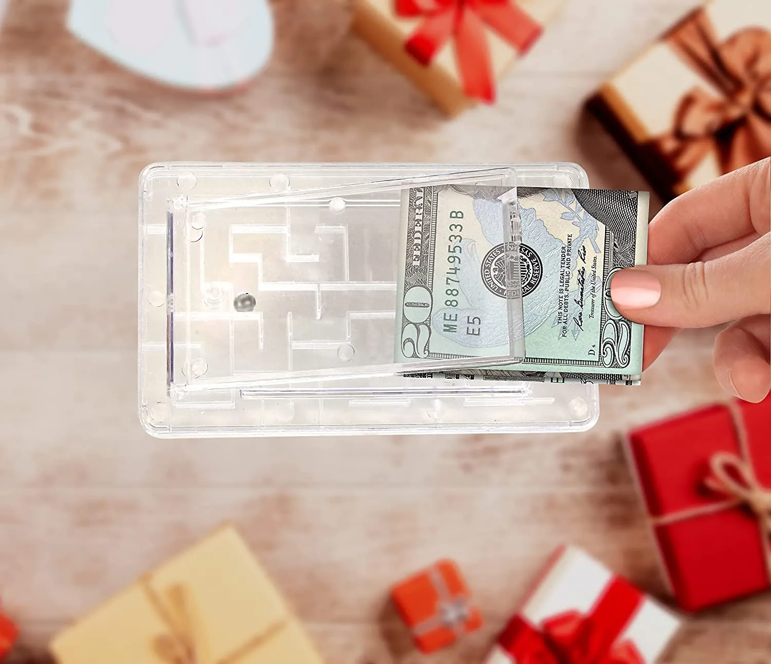 Watch their faces light up as they solve this money puzzle and get to the cash inside!