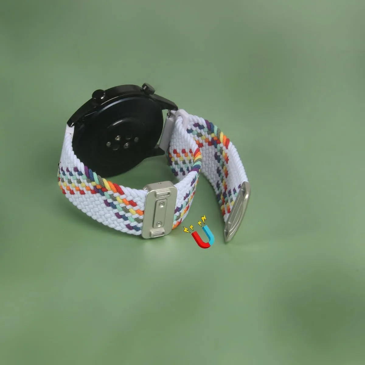 watch4 Pro buckle sports breathable loop strap WUURAA 18mm 20mm 22mm Nylon woven watch strap For Huawei relative pellet replacement GT4 watch strap GT3 