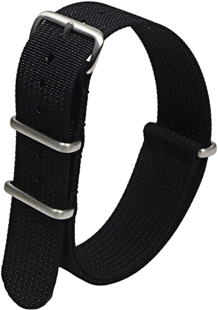 Watchband Accessories for Military broaden Watch Band Nylon Strap 20mm 22mm Nylon Watch Straps Braid Ballistic Fabric 
