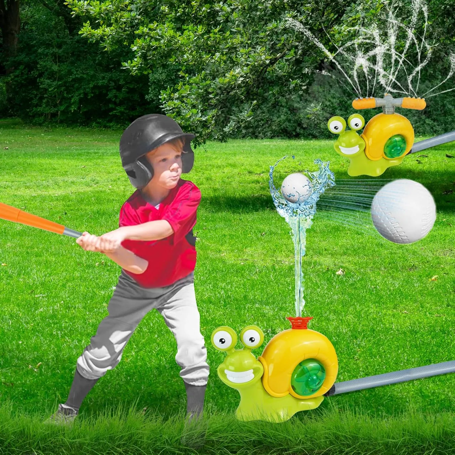 Water Summer Outside Toys Attaches to Garden Hose Splashing Fun Toys for sow Boys Girls Gifts Sprinkler for Kids Outdoor Water Toys: Backyard Spinning Unicorn Toddler Sprinkler Toy - 360�� Roating Spray 