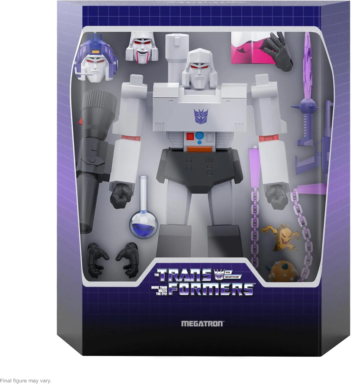 Wave 02 delectable - Megatron (G1 Cartoon) Action Figure Super7 Transformers ULTIMATES! 