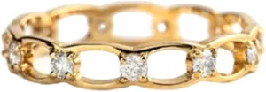 Wedding Ring 9K/14K Yellow Gold Moissanite wit auction Ring, Delicate Women 