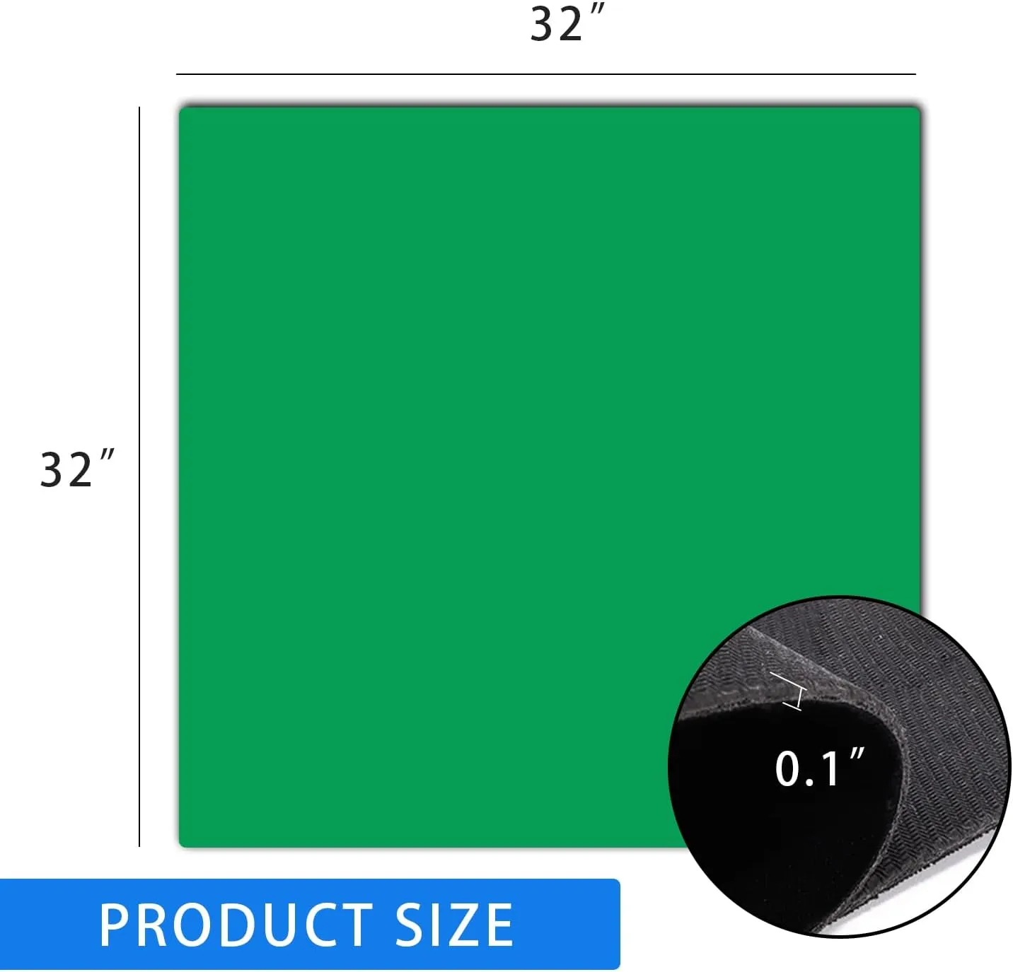 whenever import Tabletop Cover Mat with Carrying Bag (Green) GSE Games & Sports Expert 32 x 32 Inches Rubber Anti-Slip Playmat, Mahjong, Dominoes, Poker Cards and Board Games 