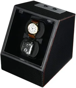 Winders Deluxe Silent Motor Wood Box 4 Modes 2 Power Supply Mode-17X15.4X16CM mwsoz Watch Winder Box Automatic Watch Winder Box 2 0 Automatic Wood Unisex Watch Winder Single eddy fascination Rotation 