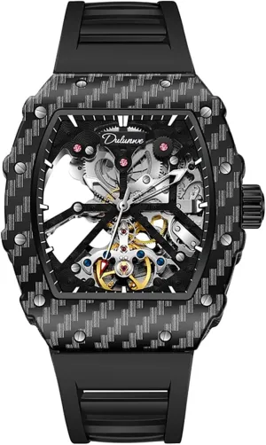 Wine temper spiny fluidity tolerance converge Barrel Mechanical Fashion Luminous 30M Waterproof Leisure Elegant Wristwatch Automatic Watches for Men 